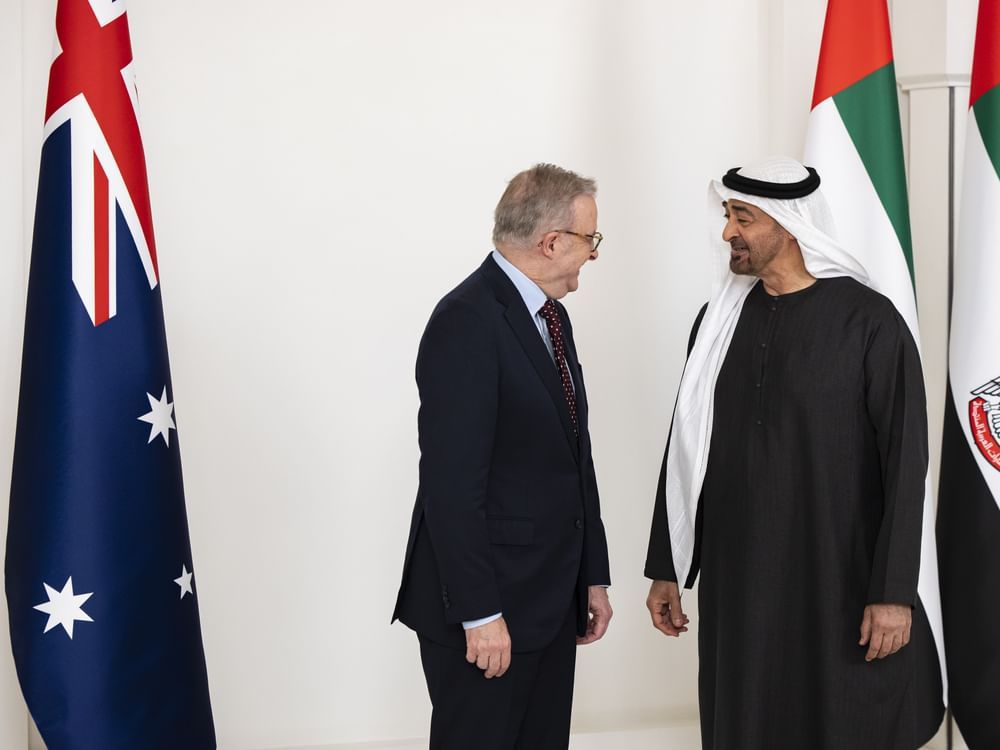 UAE President, Australian Prime Minister discuss strengthening bilateral ties under Comprehensive Economic Partnership Agreement