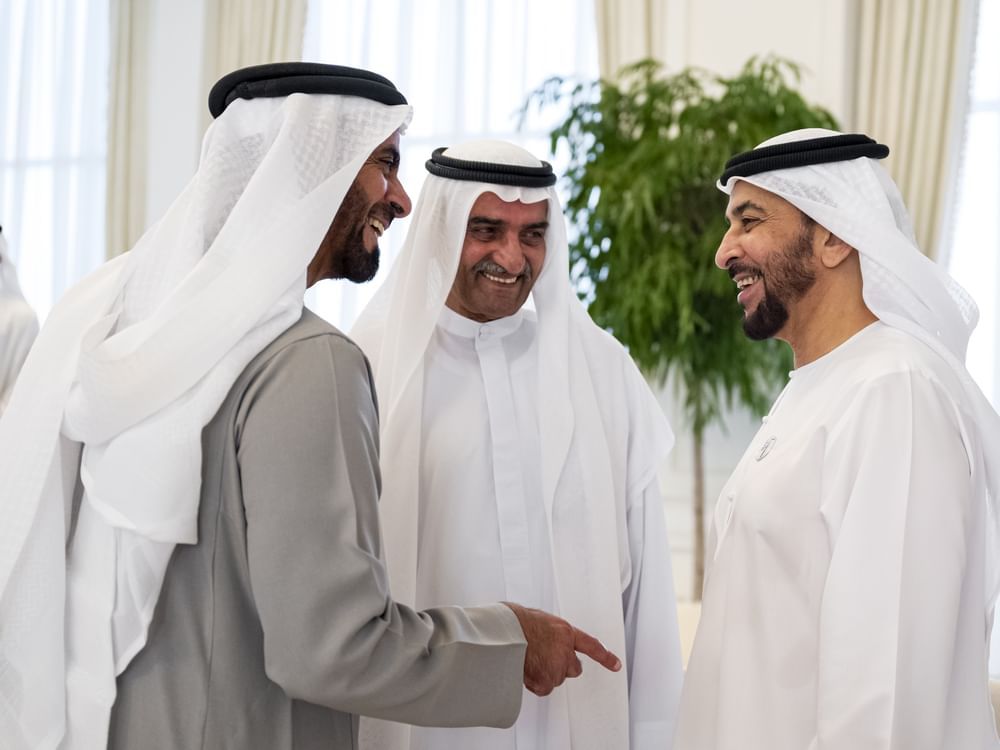 رئيس الدولة يستقبل حاكم الفجيرة
