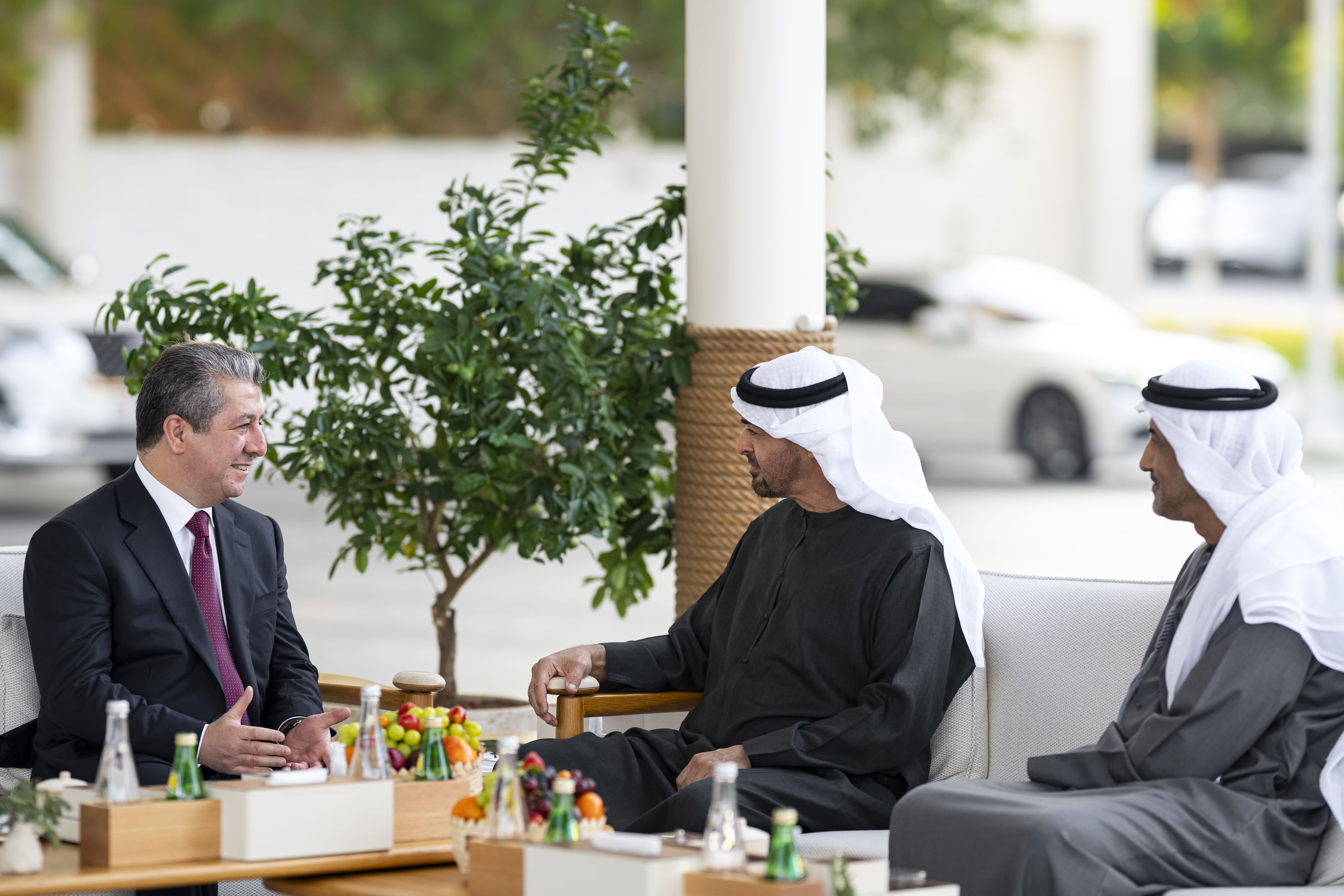 UAE President receives Prime Minister of Kurdistan Region of Iraq