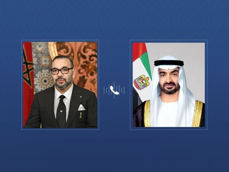 UAE President and King of Morocco discuss regional developments in phone call