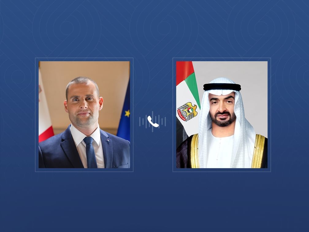 رئيس الدولة يتلقى اتصالاً هاتفياً من رئيس وزراء مالطا..أدان خلاله الاعتداءات الإيرانية التي تستهدف الإمارات وعدداً من دول المنطقة