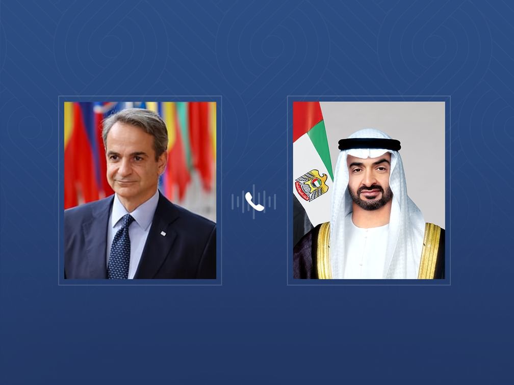 UAE President and Greek Prime Minister discuss regional developments and bilateral ties