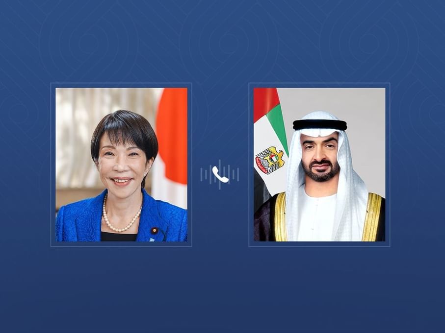 UAE President and Japanese Prime Minister discuss Comprehensive Strategic Partnership and regional developments