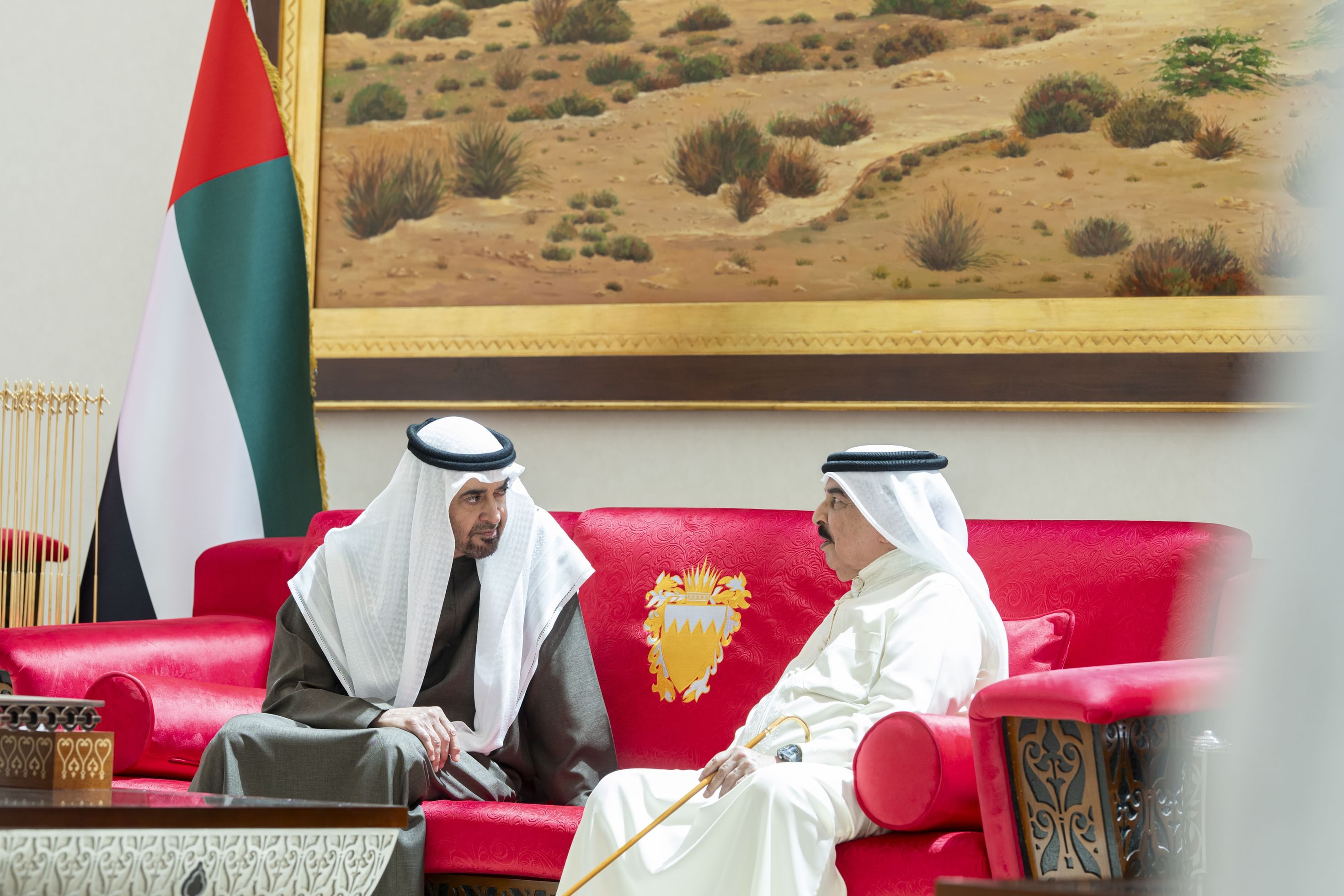 UAE President and King of Bahrain discuss fraternal relations and regional developments