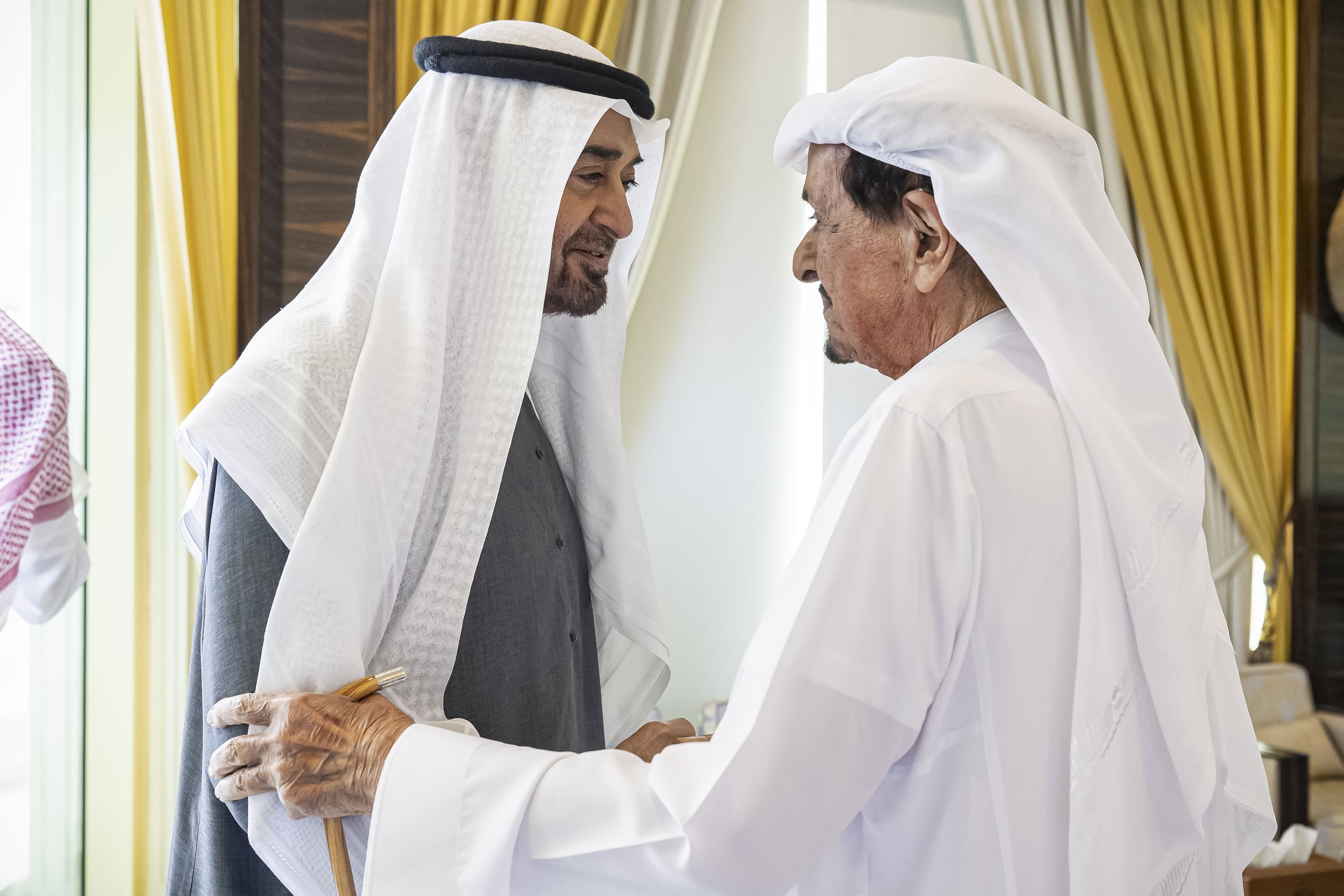 رئيس الدولة يزور حاكم عجمان 