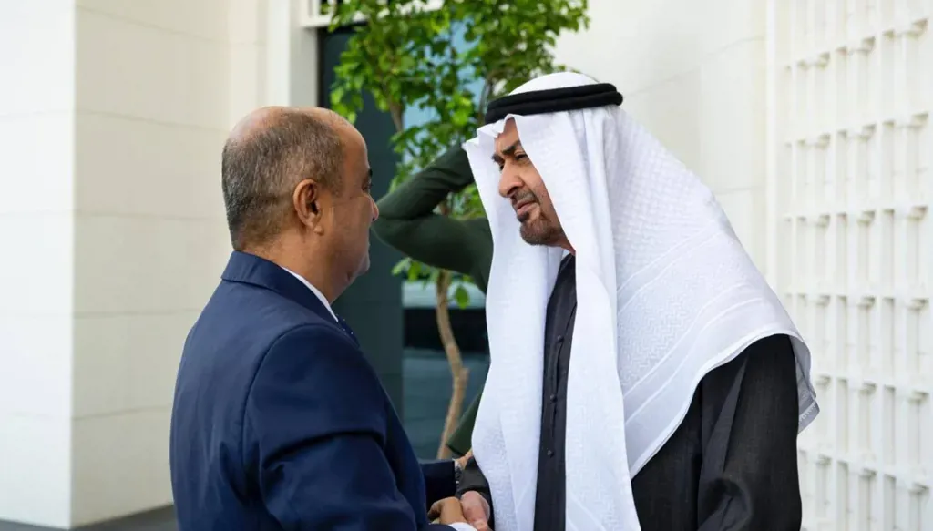 UAE President, Yemeni Prime Minister discuss ways to enhance bilateral ties