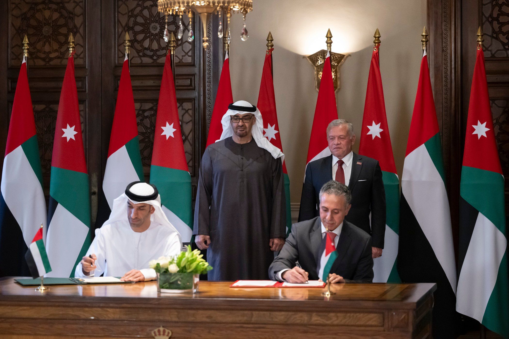 UAE President, King of Jordan witness signing of Comprehensive Economic Partnership Agreement