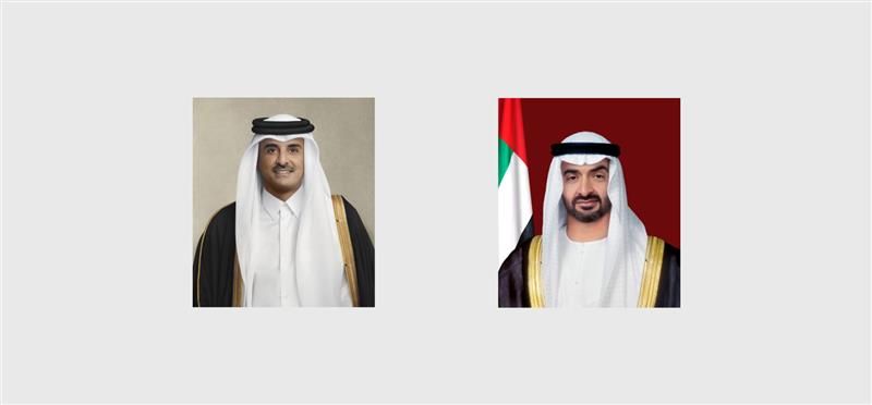 رئيس الدولة يعزي أمير قطر بوفاة عدد من الدبلوماسيين من الوفد القطري